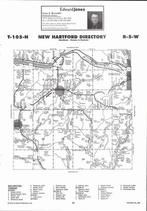 New Hartford Township, Dakota, Directory Map, Winona County 2007